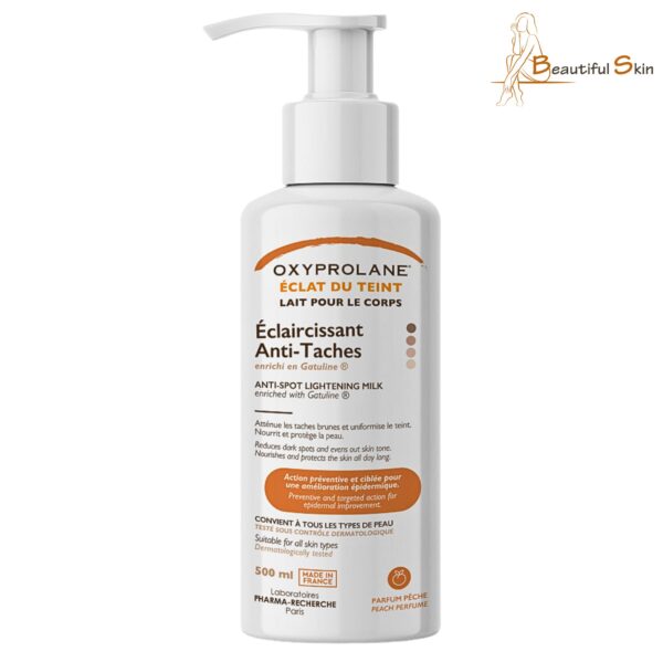 Oxyprolane Lait éclaircissant – éclat du teint , 500ml