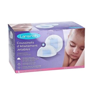 Lansinoh Lot de 100 coussinets d'allaitement Blanc