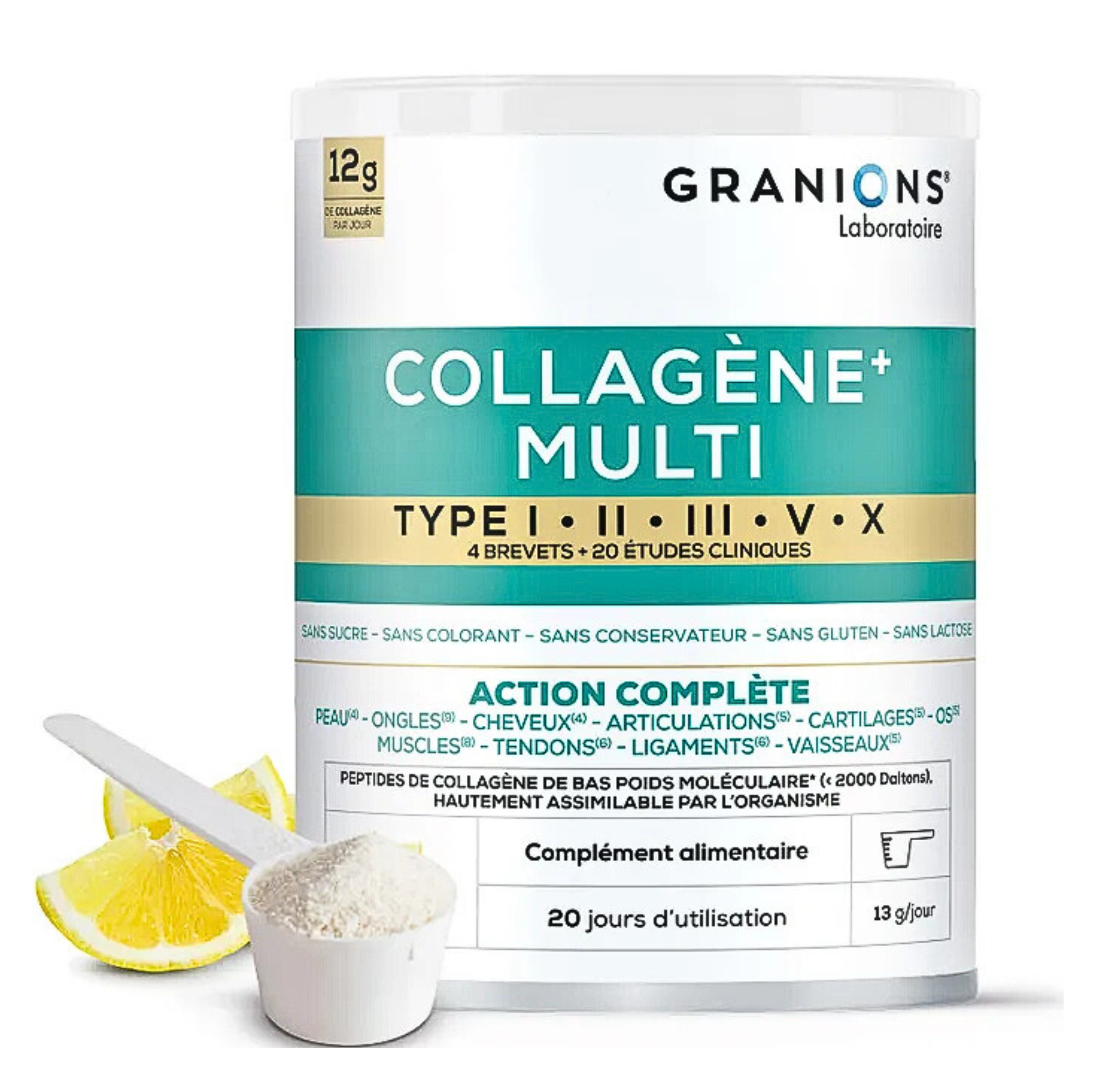 Granions Collagène + Multi - Action Complète, Poudre 275g