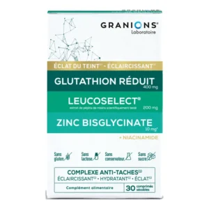 Complexe Anti-Taches - Éclaircissant, Hydratant, Éclat, 30 Comprimés