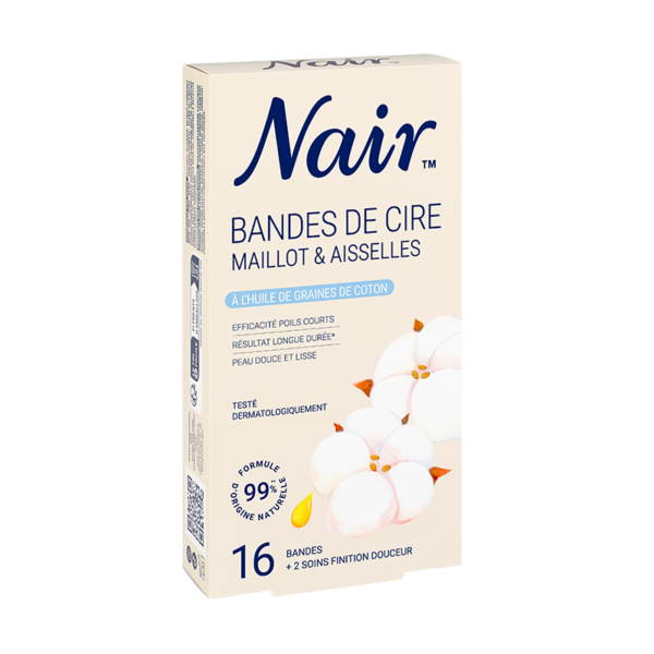 16 BANDES DE CIRE FROIDE MAILLOT & AISSELLES