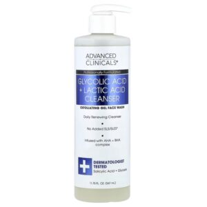 Nettoyant à l'acide glycolique et à l'acide lactique, 347 ml