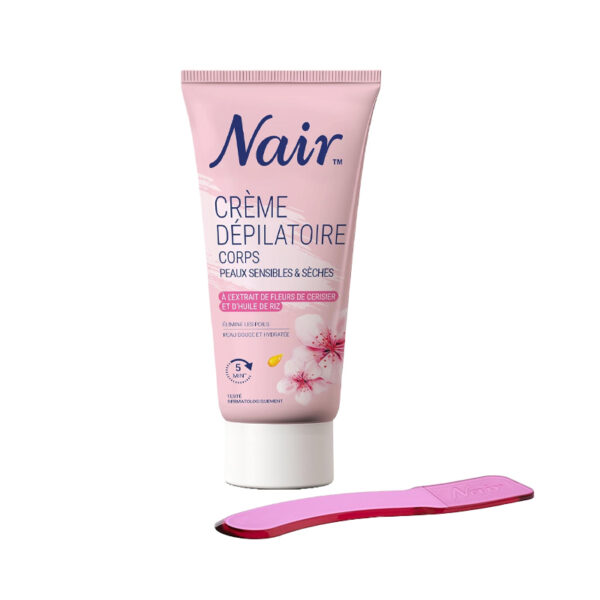 NAIR - Crème Dépilatoire Corps ,  Tube de 200ml et spatule
